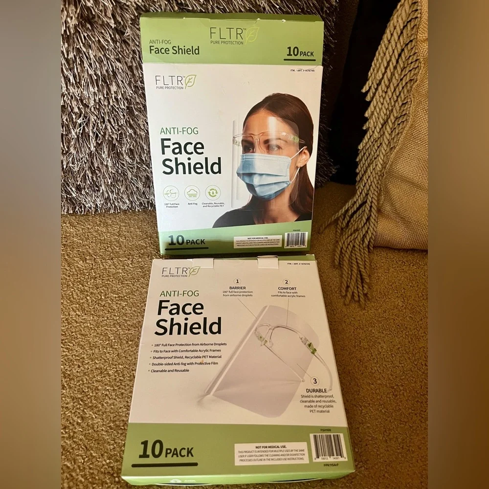 BRAND NEW ANTI-FOG FACE SHIELDS & FACE MASKS (FRAMES & OVER THE HEAD) (21)